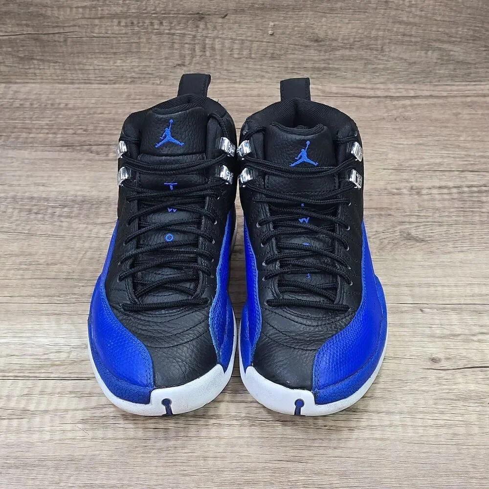 Nike Air Jordan 12 Retro Hyper Royal Women's Sz 6 Black Blue Shoes (AO6068-004)